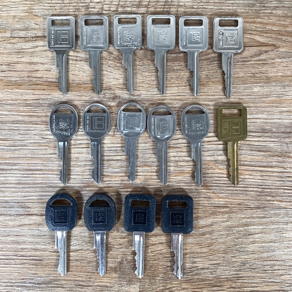 Lot of 16 Vintage GM Car Automobile Keys Door & Ignition - Picture 1 of 12